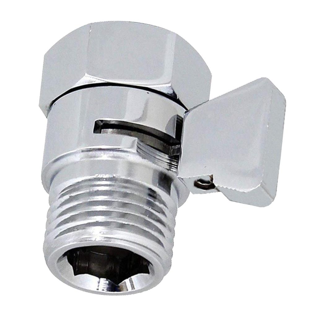 Solid Brass Shower Head Arm Diverter Valve Shower Head Bidet Sprayer Head Water Shut-Off Valve