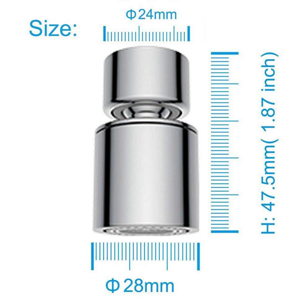 Kitchen Sink Faucet Aerator Nozzle Sprayer 2 Flow Bubbler Swivel Female