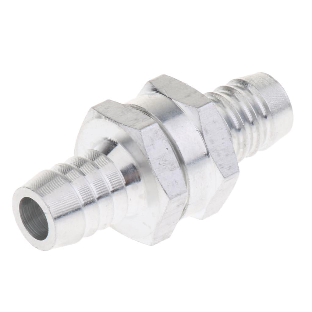 Aluminum Alloy Non Return One Way Check Valve Fuel Line Petrol Diesel 12mm