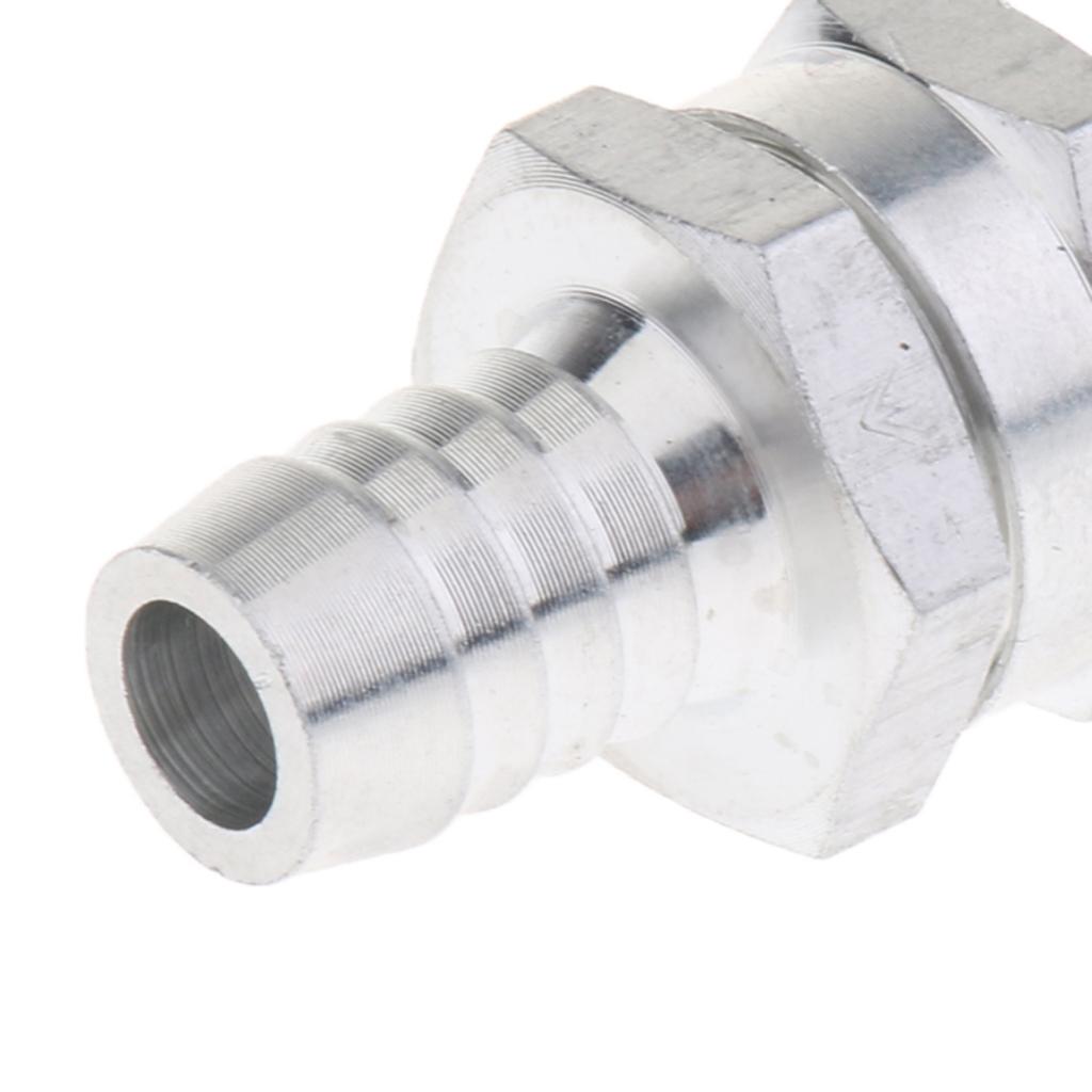 Aluminum Alloy Non Return One Way Check Valve Fuel Line Petrol Diesel 12mm