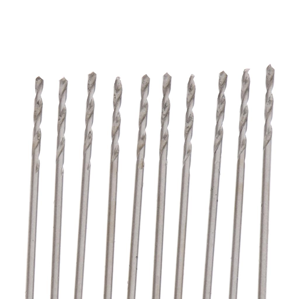 10 Pieces M35 HSS Cobalt Twist Drill Bits, Sharp, Abrasion Resistant 0.8mm