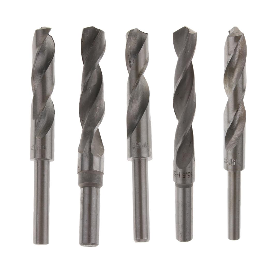 1Pc High Speed Steel 1/2 Drill Straight Shank Twist Metal Drill Bit 15mm