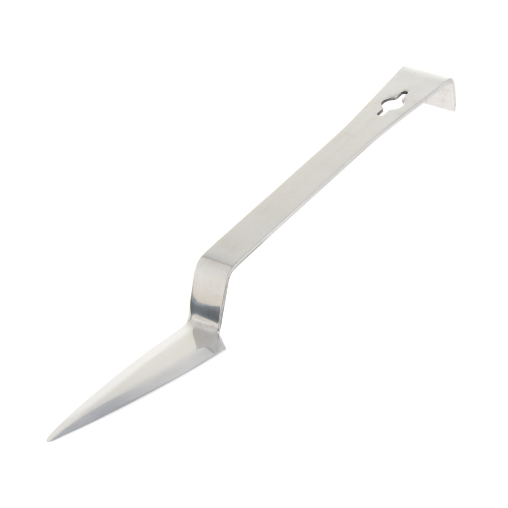 10.6'' Stainless Steel Bee Hive Frame Lifter & Scraper Beekeeping Hook Tool, sharp edge for cutting off beeswax as a scraper