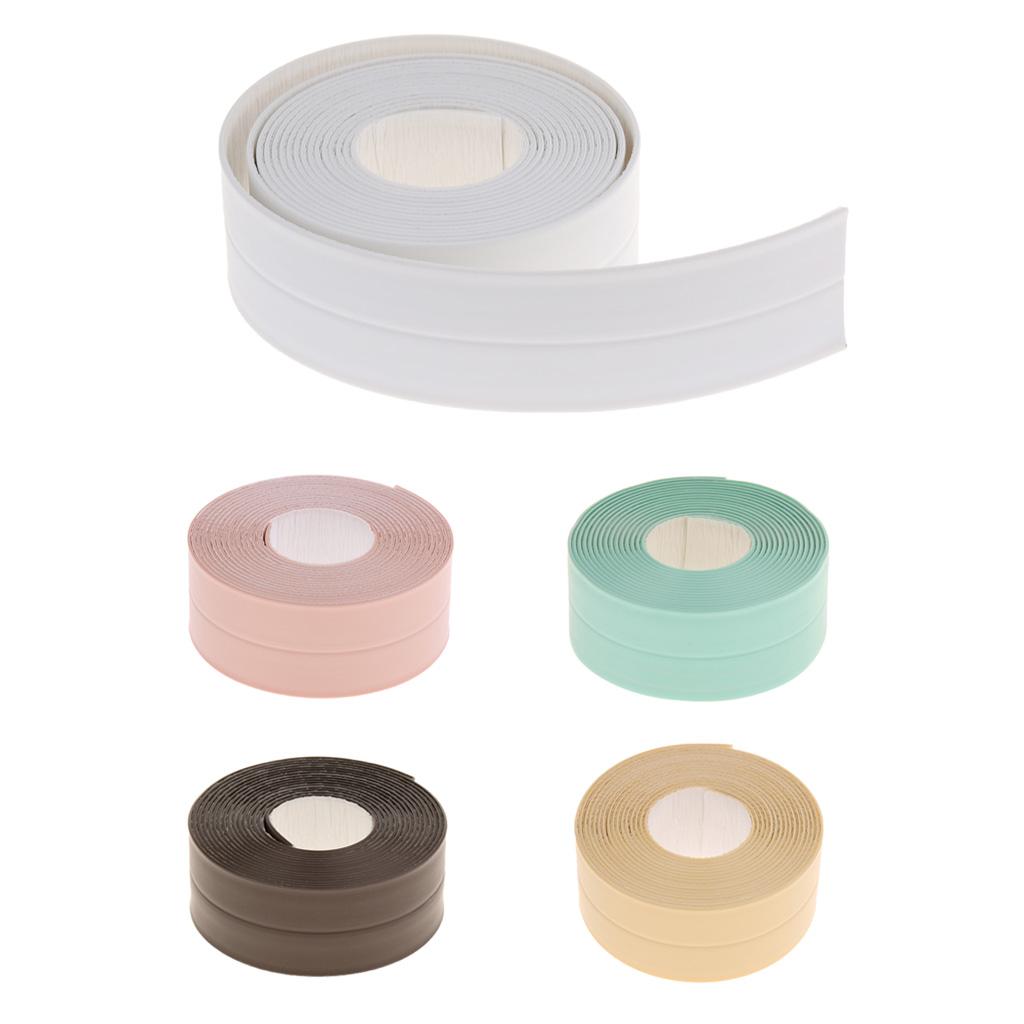 3.3M Kitchen Bathroom Waterproof Mold Proof Wall Seam Sealing Tape Brown