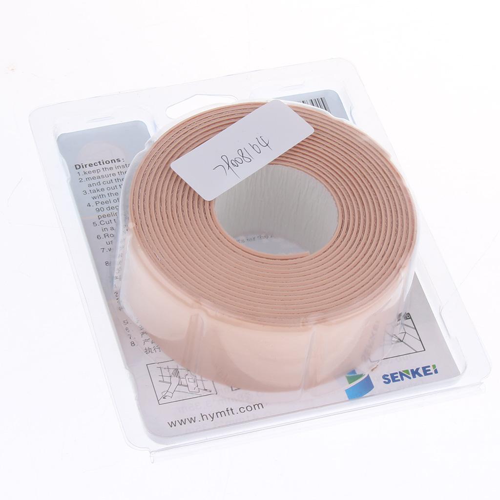 3.3M Kitchen Bathroom Waterproof Mold Proof Wall Seam Sealing Tape Pink