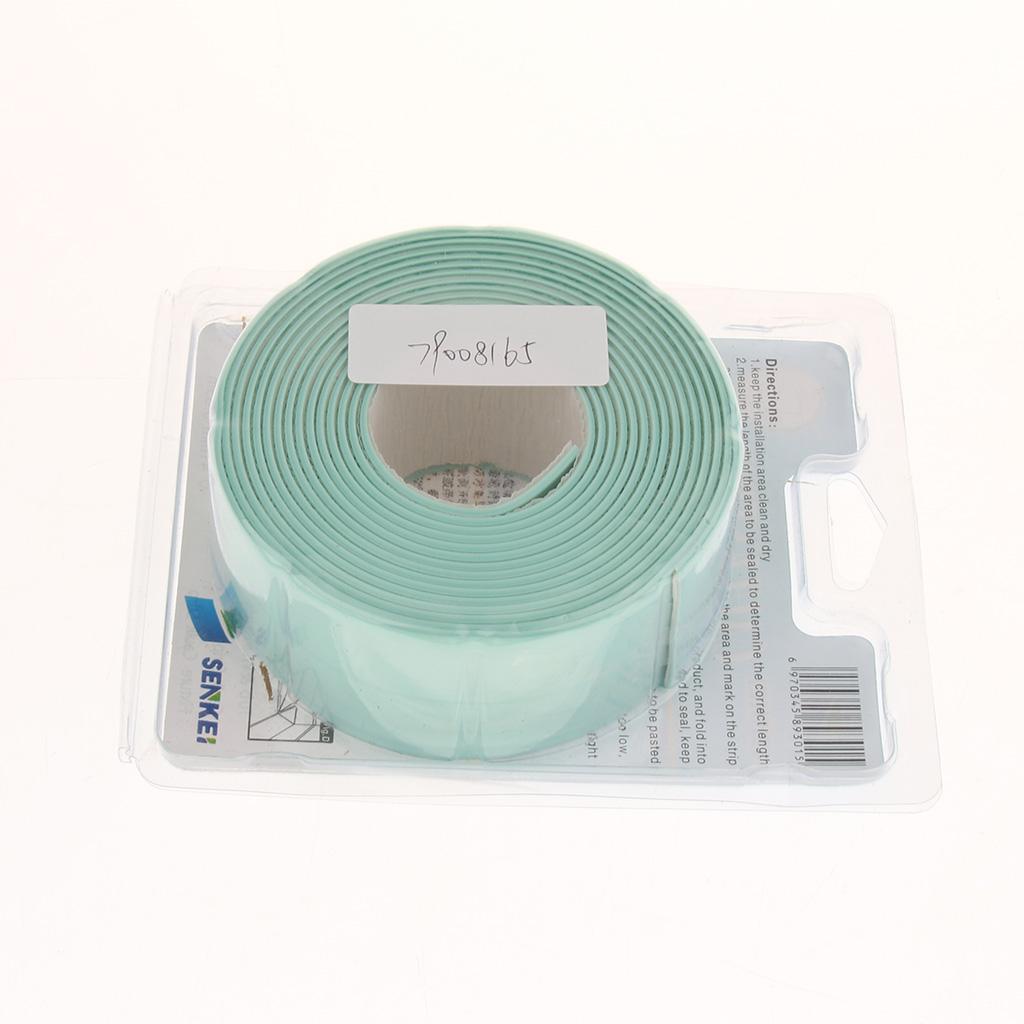 3.3M Kitchen Bathroom Waterproof Mold Proof Wall Seam Sealing Tape Green