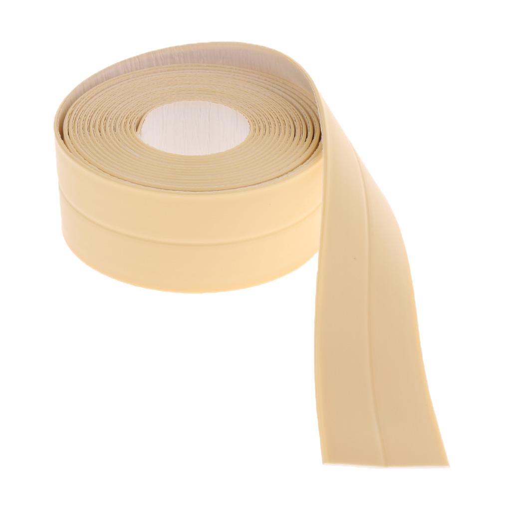 3.3M Kitchen Bathroom Waterproof Mold Proof Wall Seam Sealing Tape Beige