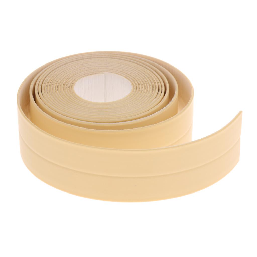 3.3M Kitchen Bathroom Waterproof Mold Proof Wall Seam Sealing Tape Beige