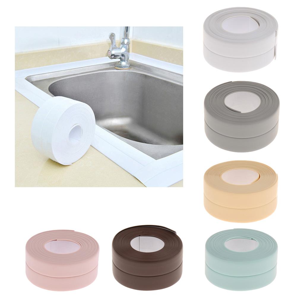 3.2M Kitchen Bathroom Waterproof Mold Proof Wall Seam Sealing Tape White