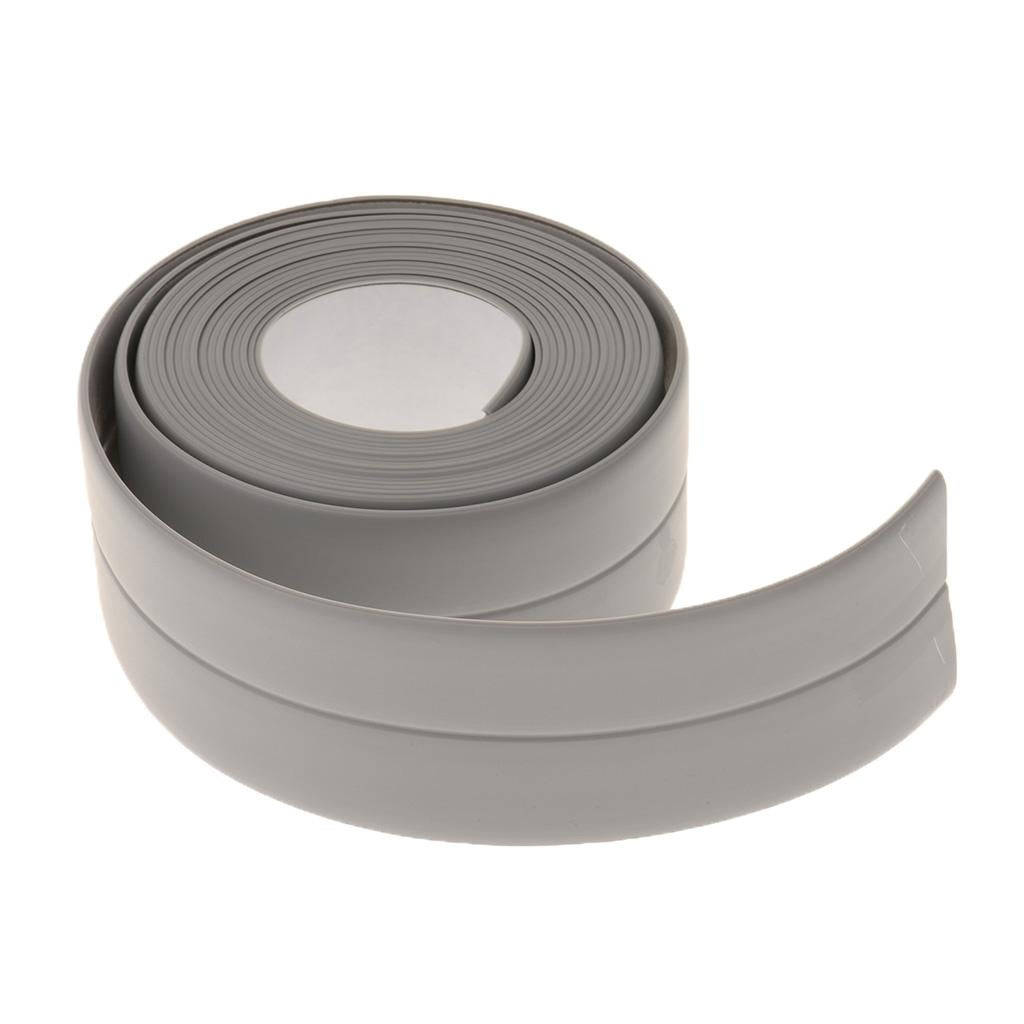 3.2M Kitchen Bathroom Waterproof Mold Proof Wall Seam Sealing Tape Grey