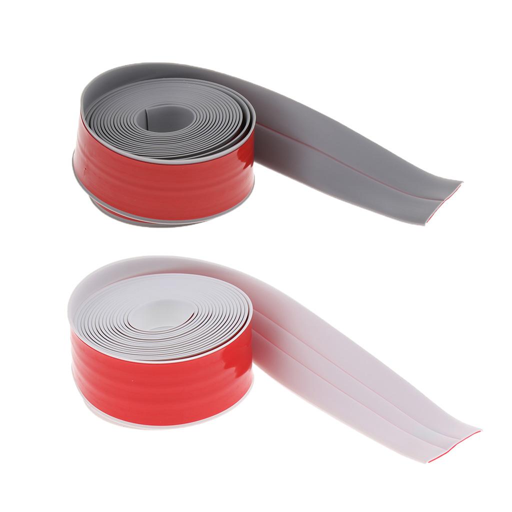 38mm*3.2m PVC Waterproof Sealing Tape Kitchen Bathroom Wall Sealing Gray