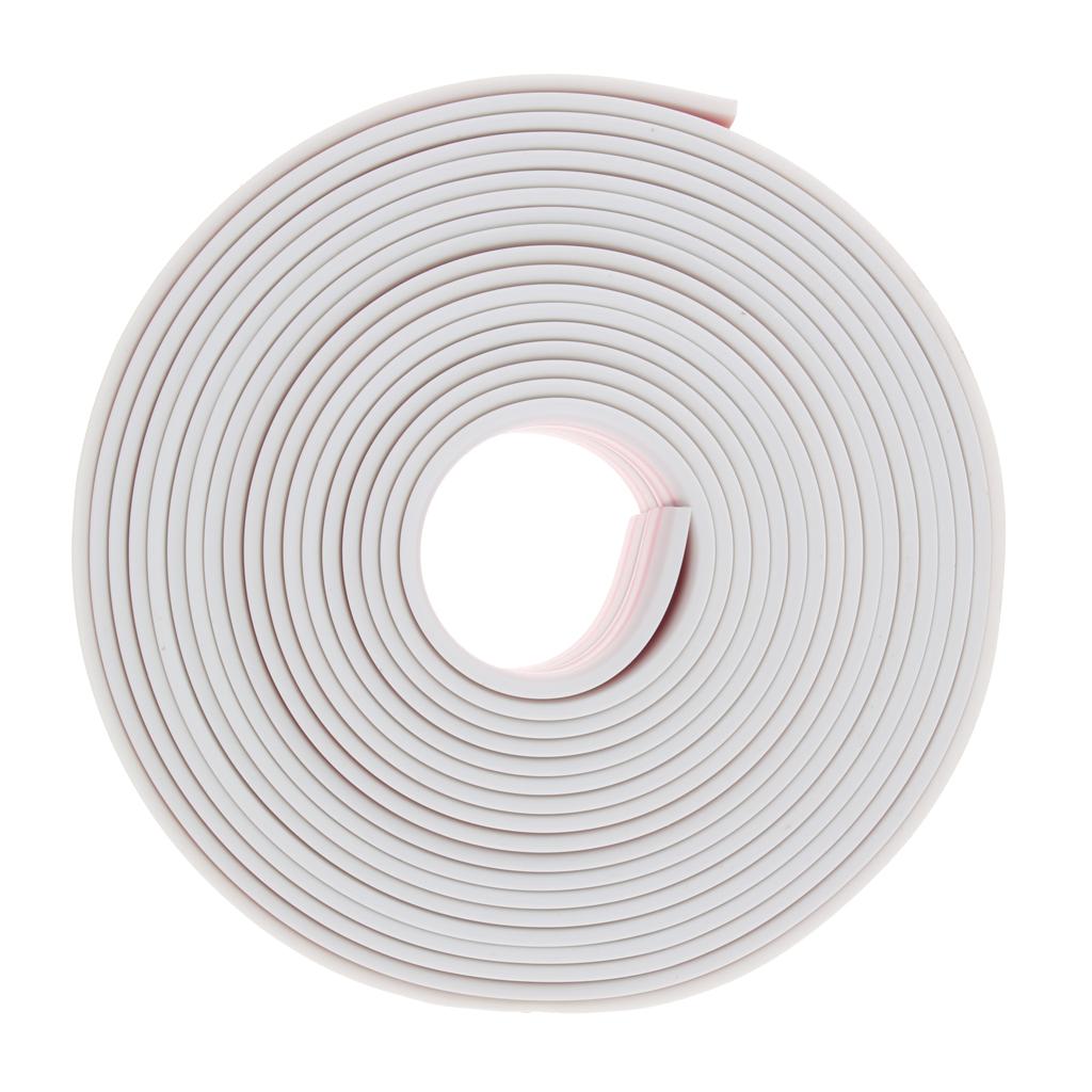 10.5' x 1.5'' PVC Waterproof Sealing Tape Kitchen Bathroom Wall Sealing Pink