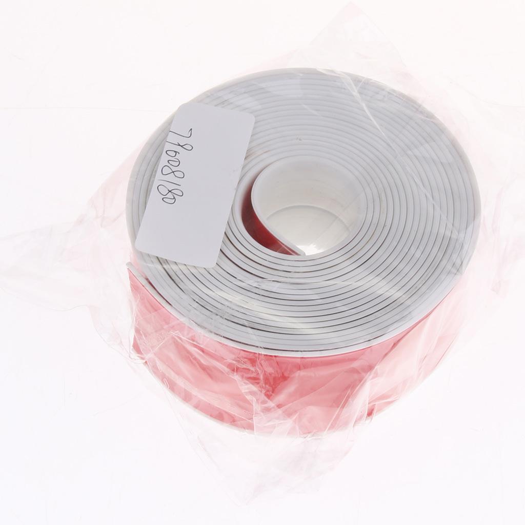 3.2m PVC Waterproof Moldproof Tape Kitchen Bathroom Wall Sealing Tape White