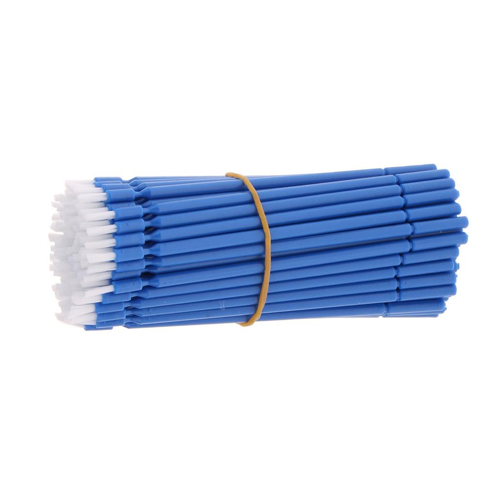 100 Pieces Dental Disposable Micro Applicator Brush Tooth Applicator Blue