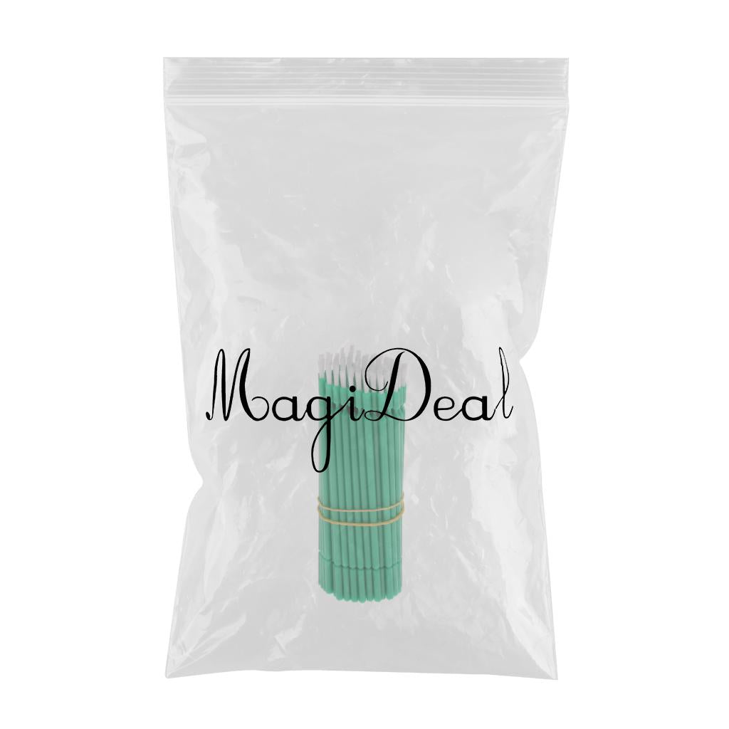 100 Pieces Dental Disposable Micro Applicator Brush Tooth Applicator Green