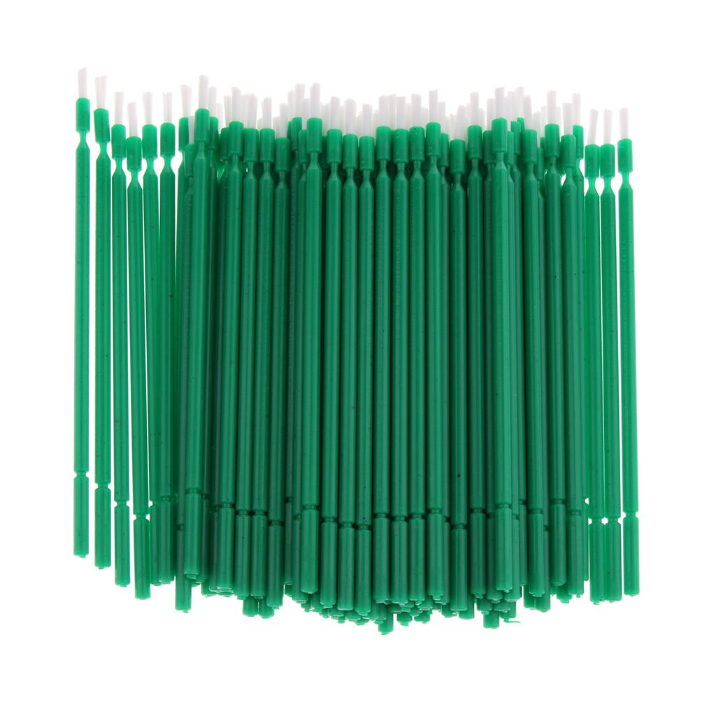 100 Pieces Dental Disposable Micro Applicator Brush Tooth Applicator Green