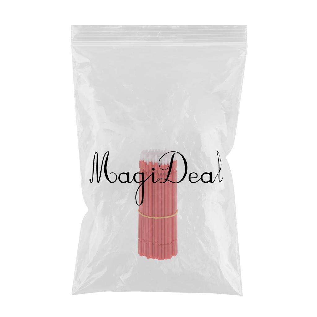 100 Pieces Dental Disposable Micro Applicator Brush Tooth Applicator Red