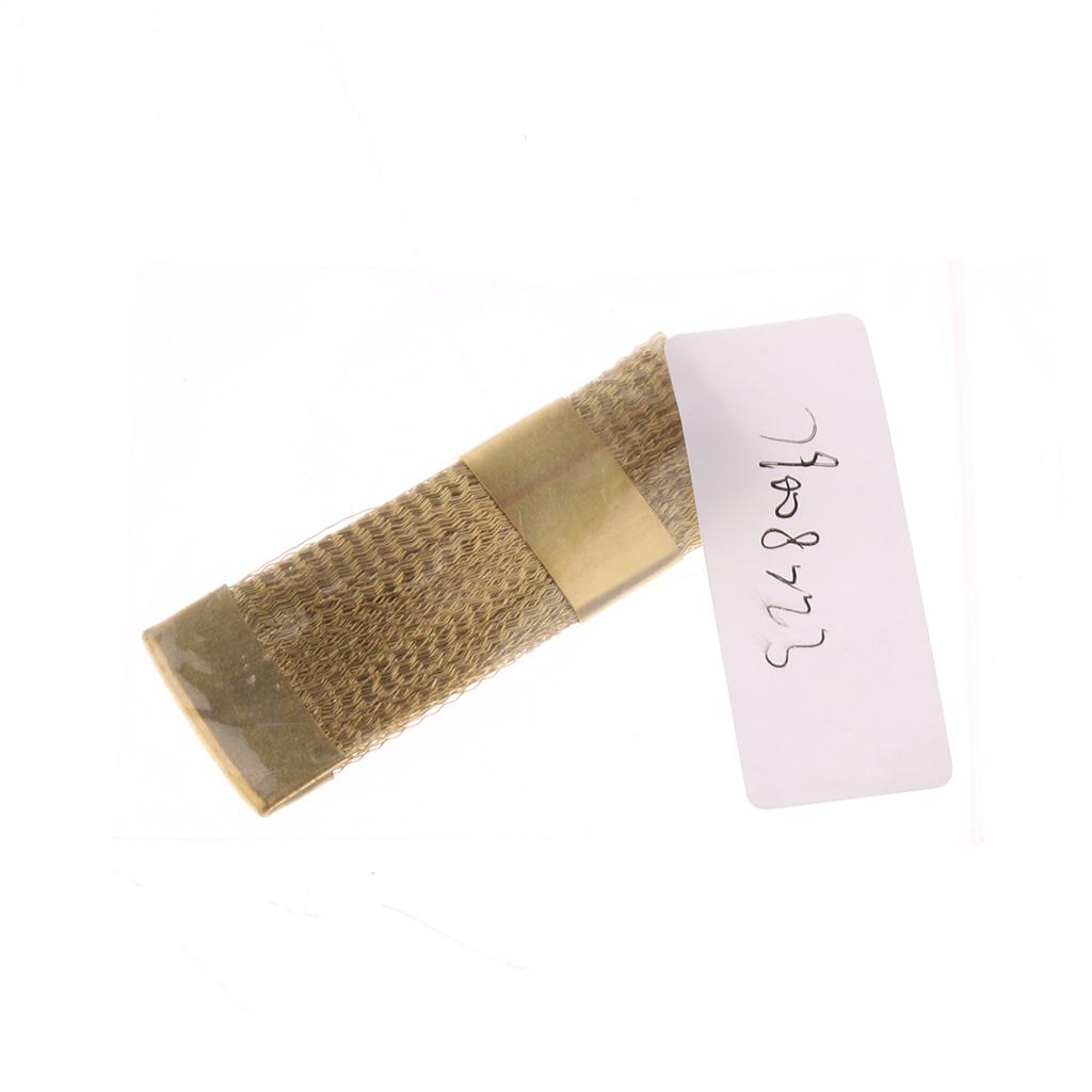 Dental Bur Cleaning Copper Brass Wire Cleaning Brush Flat Lab Instrument
