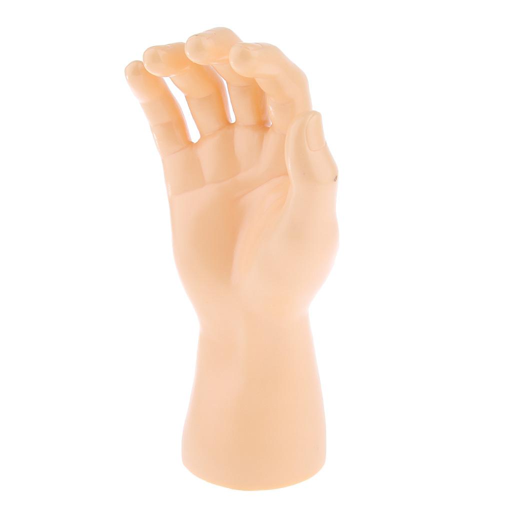 Male Mannequin Hand for Jewelry Bracelet Watch Ring Display Black