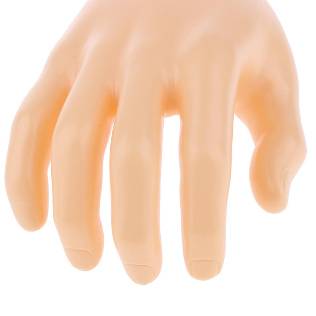 Male Mannequin Hand for Jewelry Bracelet Watch Ring Display Black