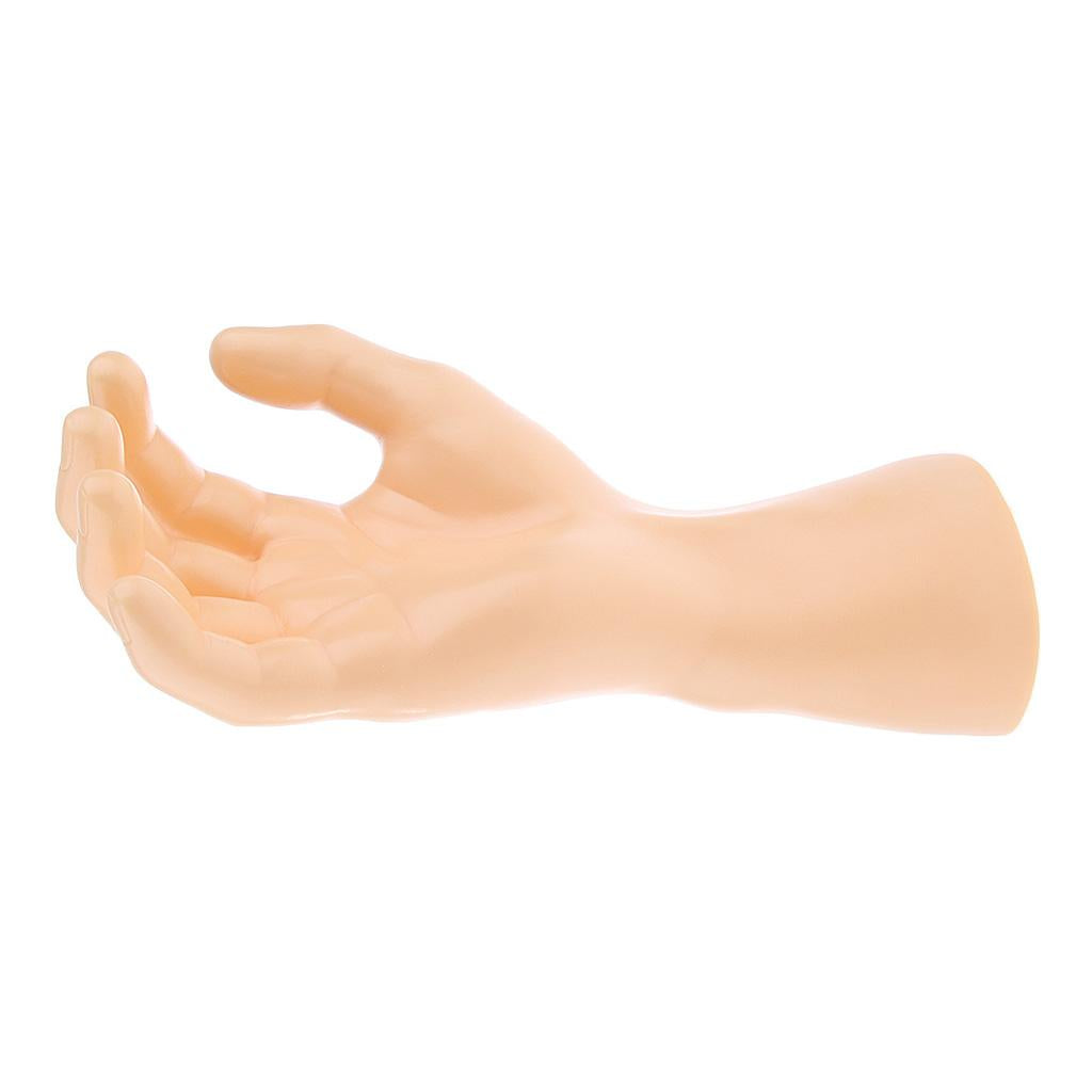 Male Mannequin Hand for Jewelry Bracelet Watch Ring Display Black