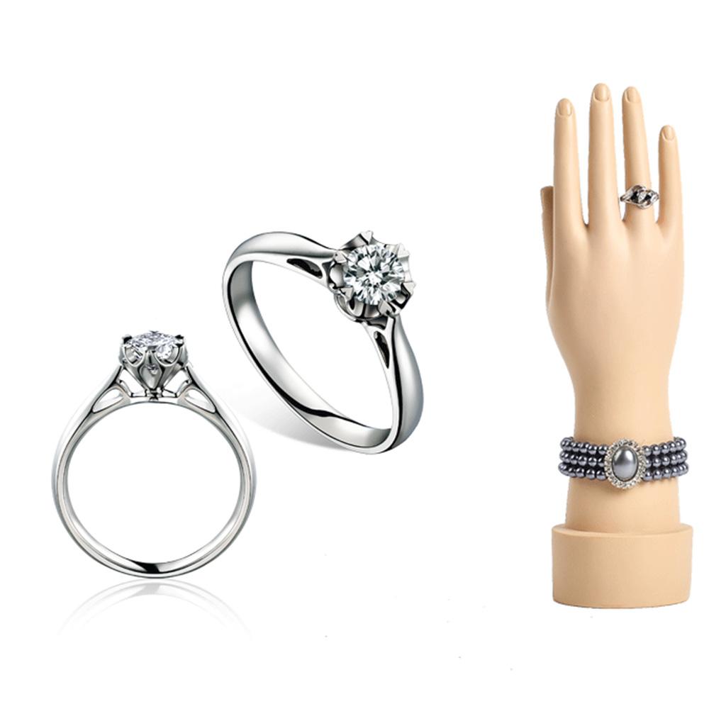 1Piece Mannequin Hand for Jewelry Bracelet Gloves Display Skin Color Left