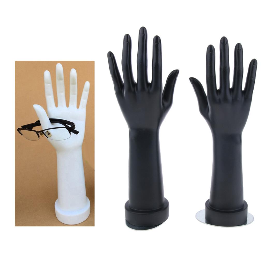 1Piece Mannequin Hand for Jewelry Bracelet Gloves Display Black Left