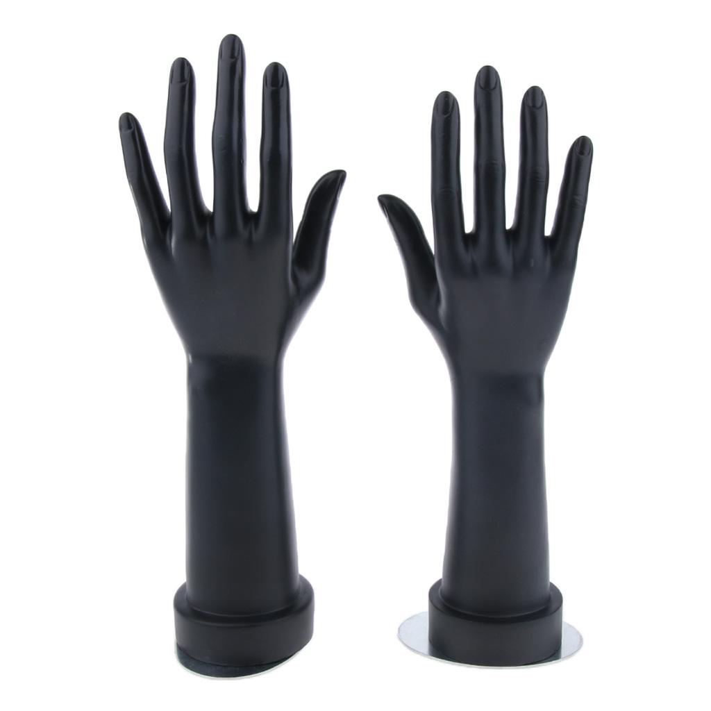 1Piece Mannequin Hand for Jewelry Bracelet Gloves Display Black Left