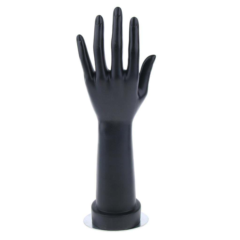 1Piece Mannequin Hand for Jewelry Bracelet Gloves Display Black Left