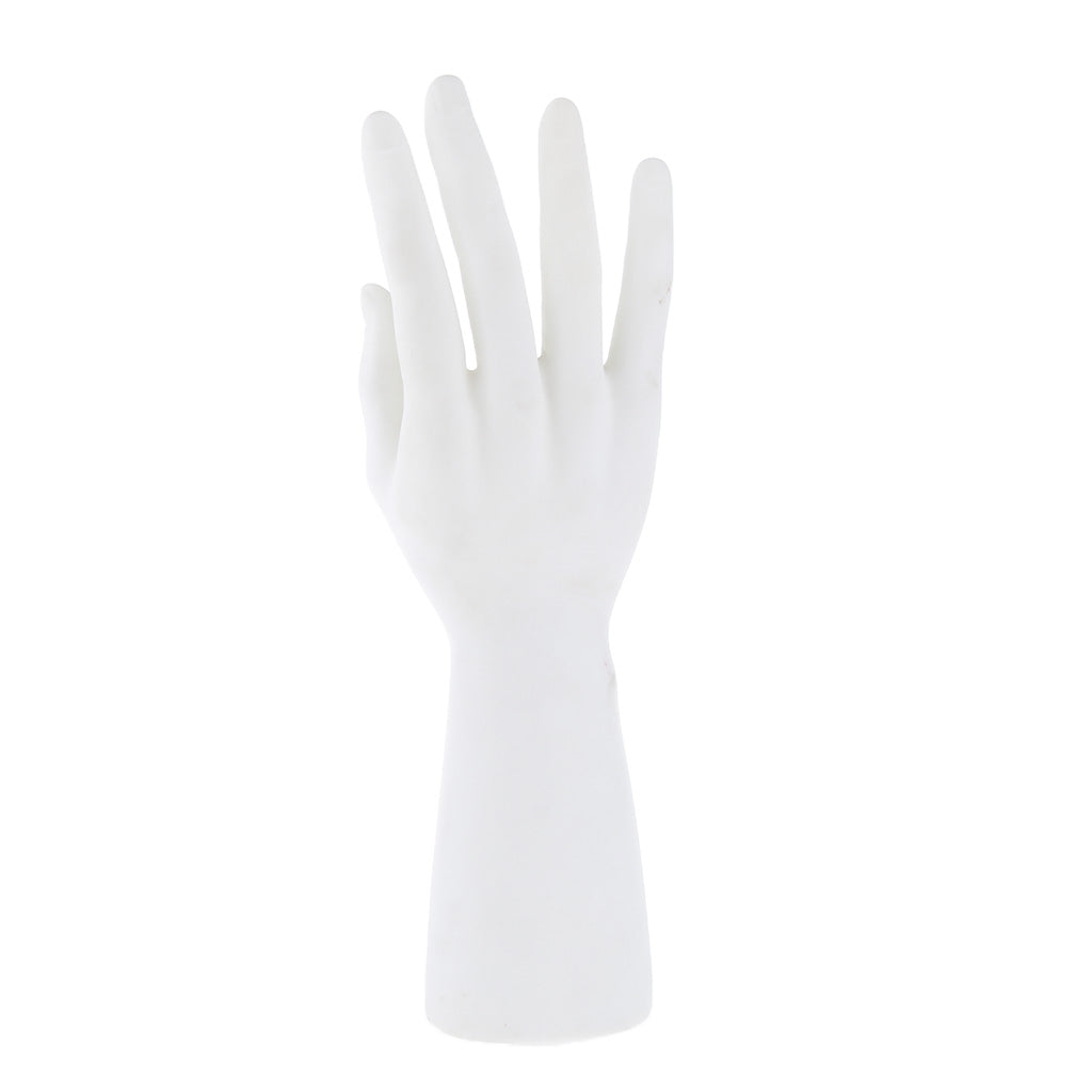 Male Mannequin Hand for Glove Jewelry Ring Watch Display Right Hand White