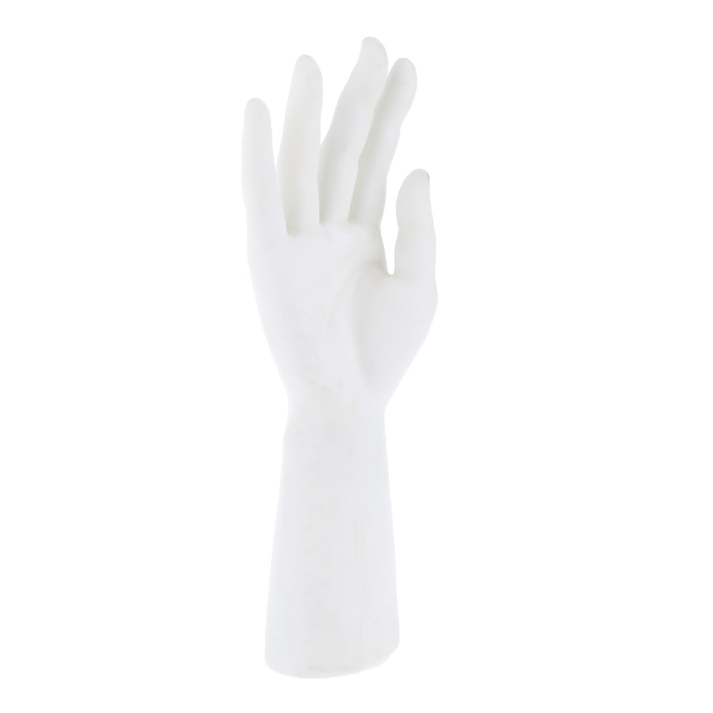 Male Mannequin Hand for Glove Jewelry Ring Watch Display Right Hand White