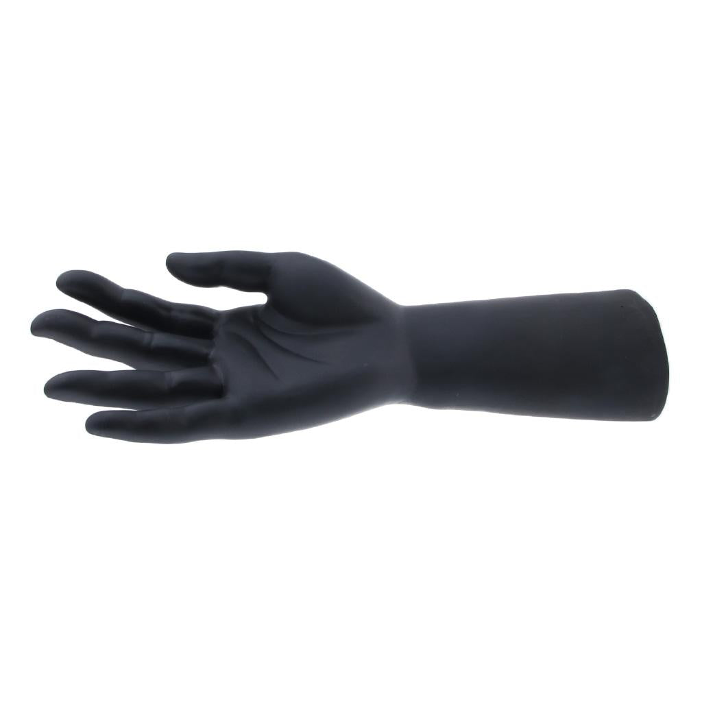 Male Mannequin Hand for Glove Jewelry Ring Watch Display Right Hand Black