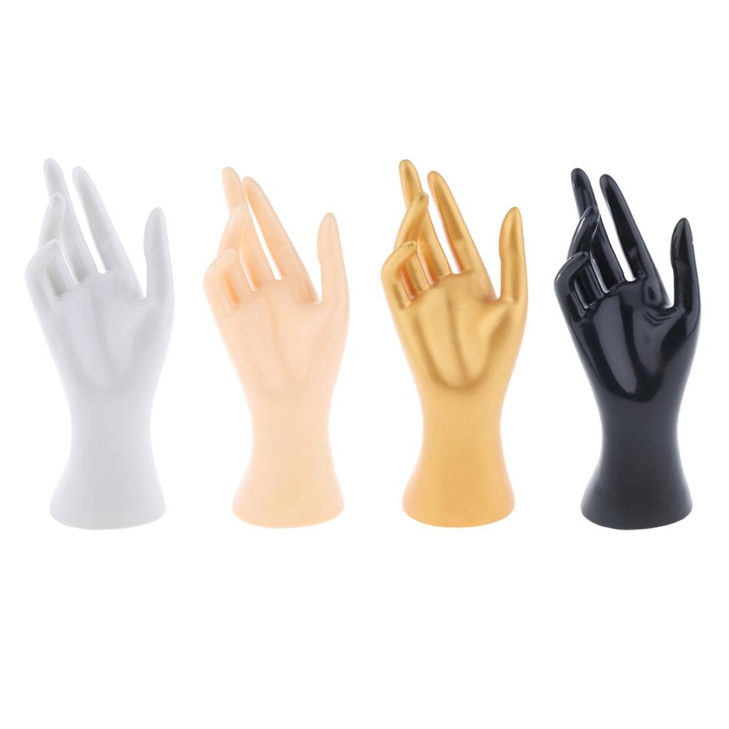 Female Mannequin Hand for Jewelry Bracelet Ring Watch Display Holder White