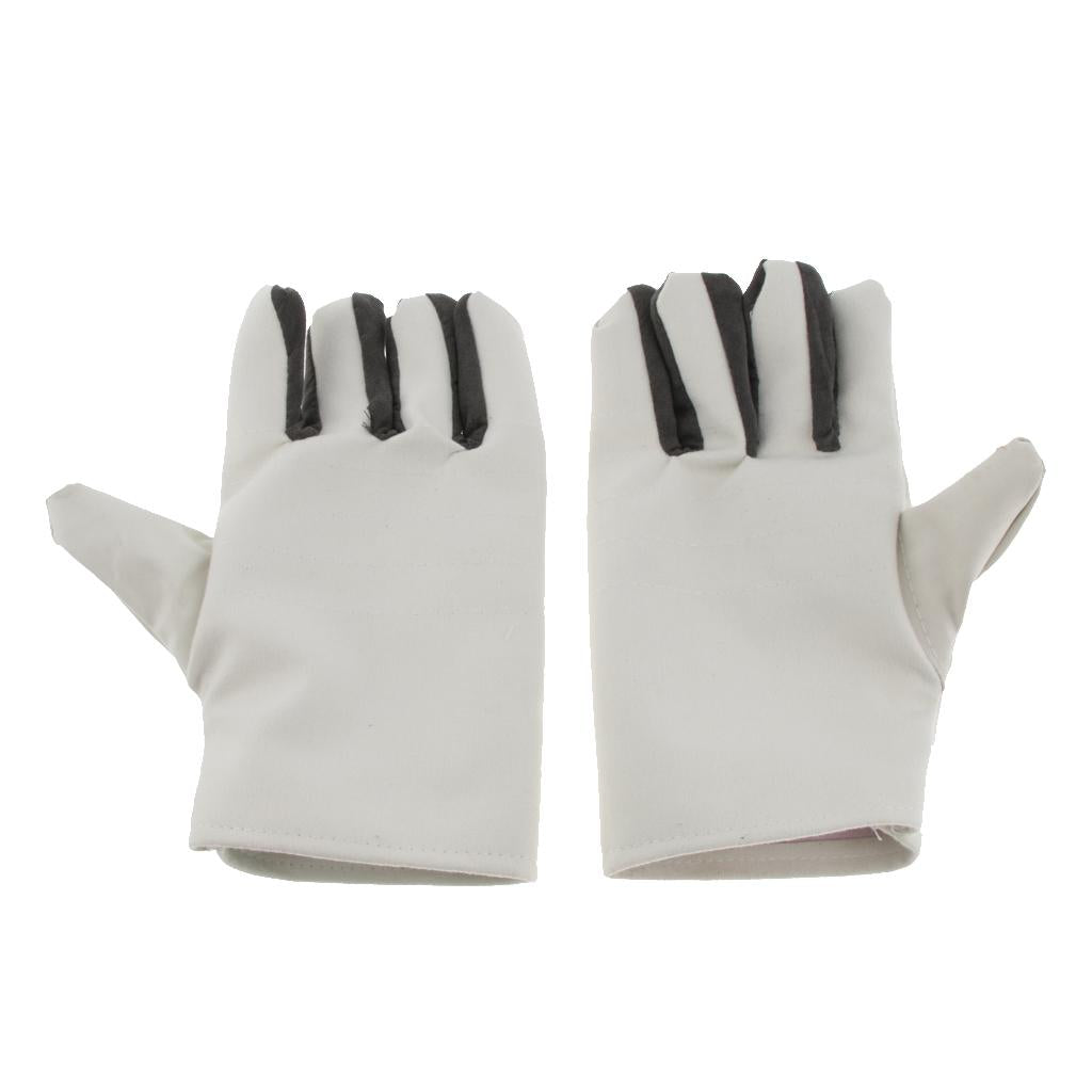 Wear-Resisting Protective Welding Double Layer Thickened Canvas Gloves