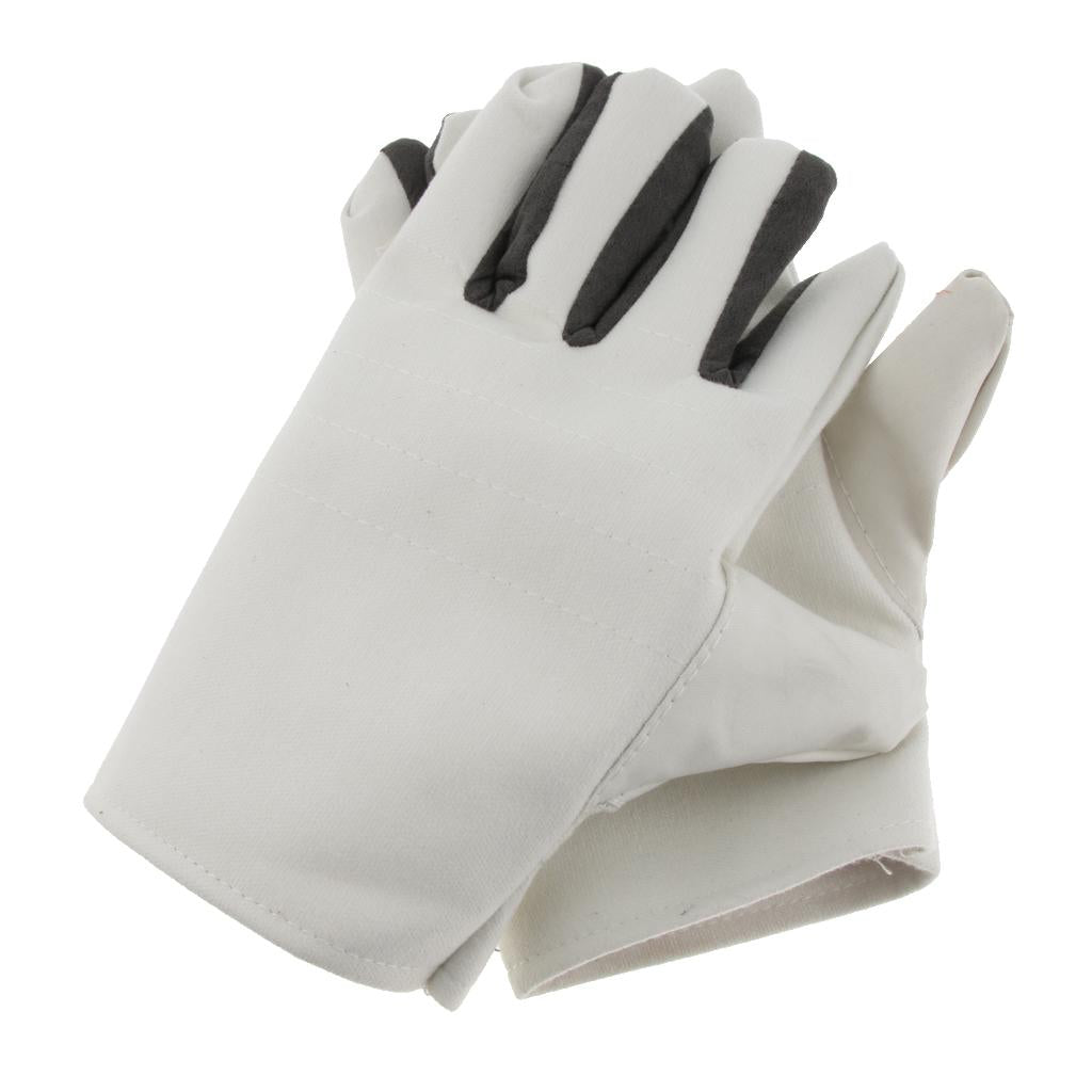 Wear-Resisting Protective Welding Double Layer Thickened Canvas Gloves