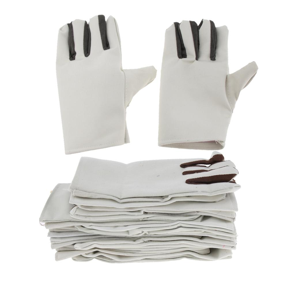 Wear-Resisting Protective Welding Double Layer Thickened Canvas Gloves