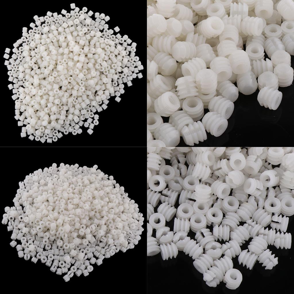 1000x Pre-embedded Nut Panel Connector Nylon Expansion Colloidal Particles A