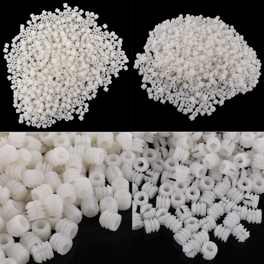 1000x Pre-embedded Nut Panel Connector Nylon Expansion Colloidal Particles A