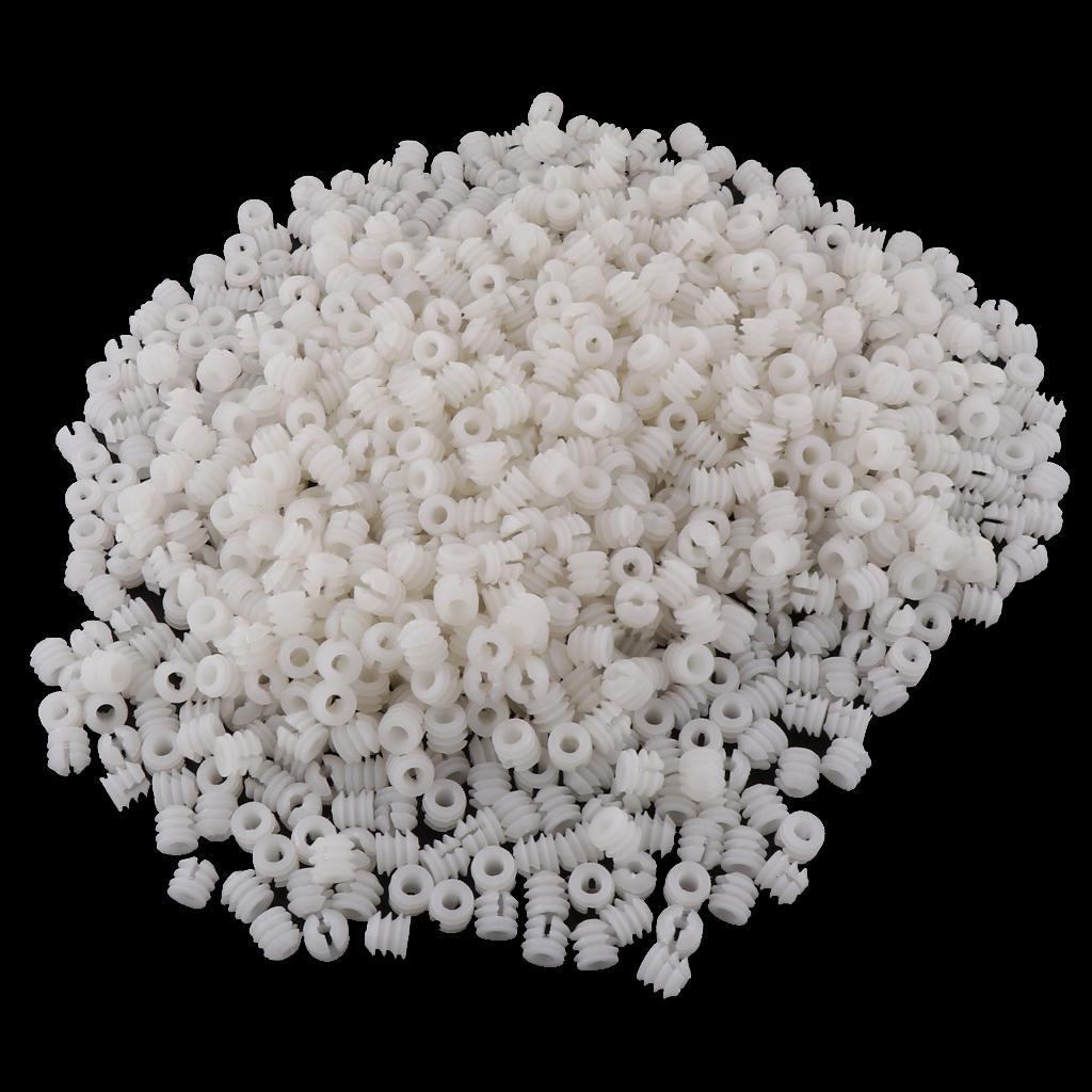 1000x Pre-embedded Nut Panel Connector Nylon Expansion Colloidal Particles B