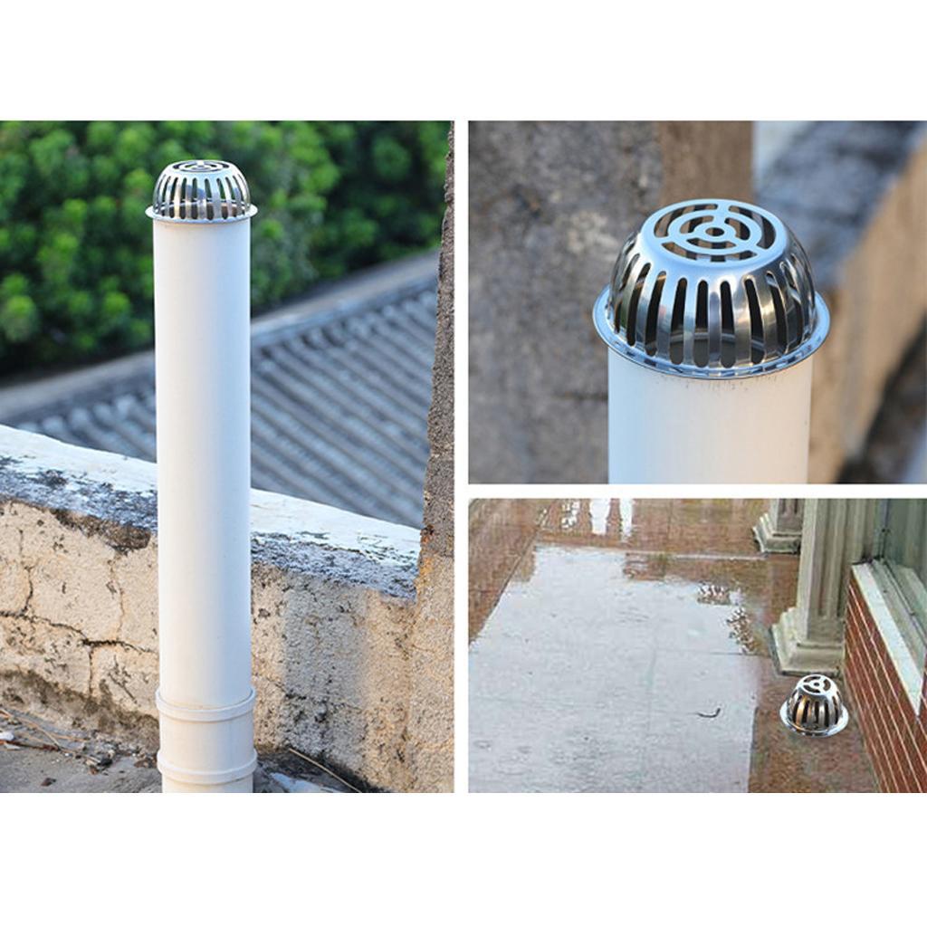 Stainless Steel Floor Drain Plug-In Balcony Roof Outdoor Floor Drain 100mm