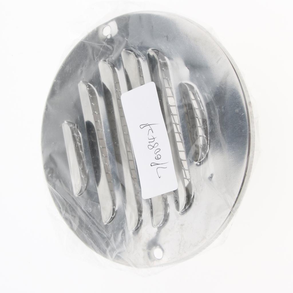 Stainless Steel Wall Ceiling Round Air Vent Grille Cover Ventilation Ducting 70mm