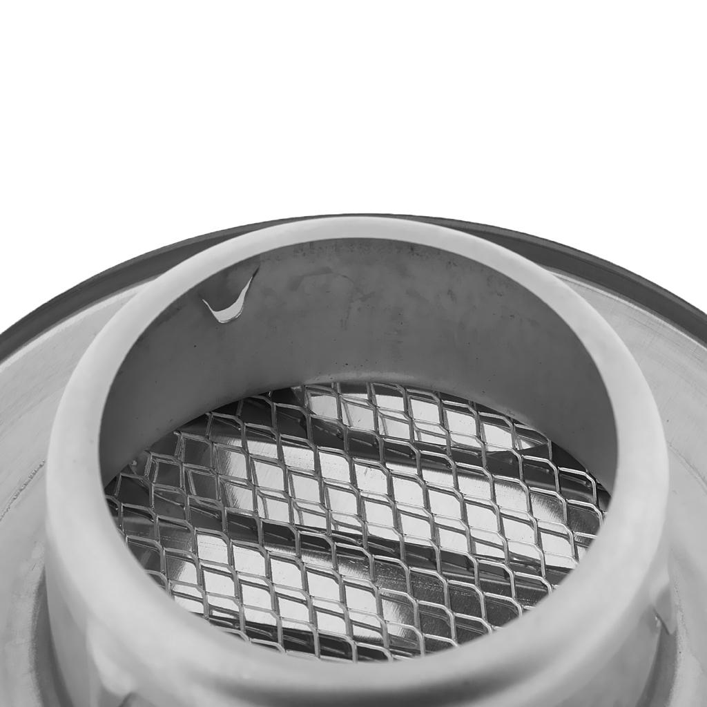 Stainless Steel Wall Ceiling Round Air Vent Grille Cover Ventilation Ducting 70mm