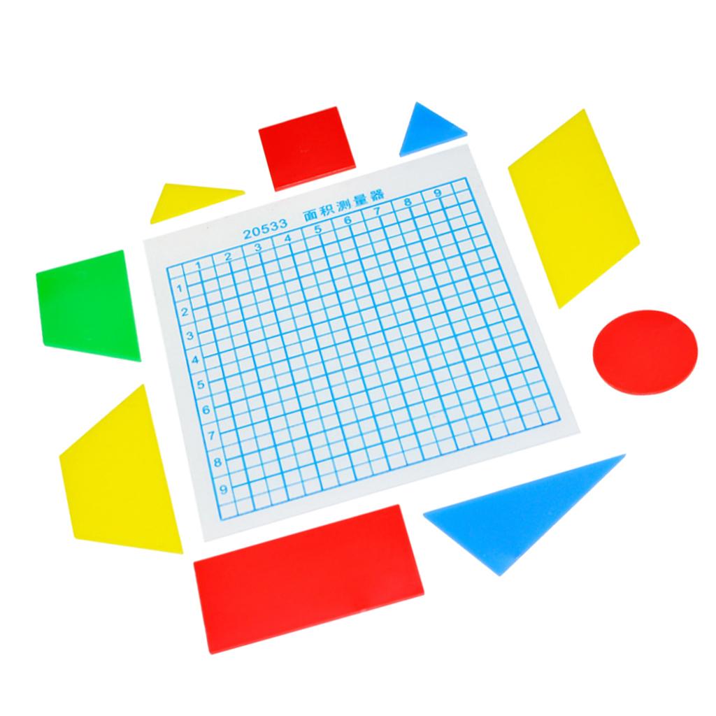 Mathematics Teaching Geometric Area Calculation Geometry Learning Plastic