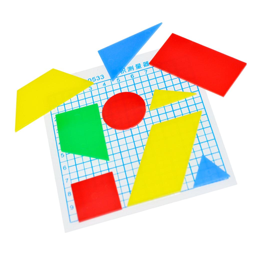 Mathematics Teaching Geometric Area Calculation Geometry Learning Plastic