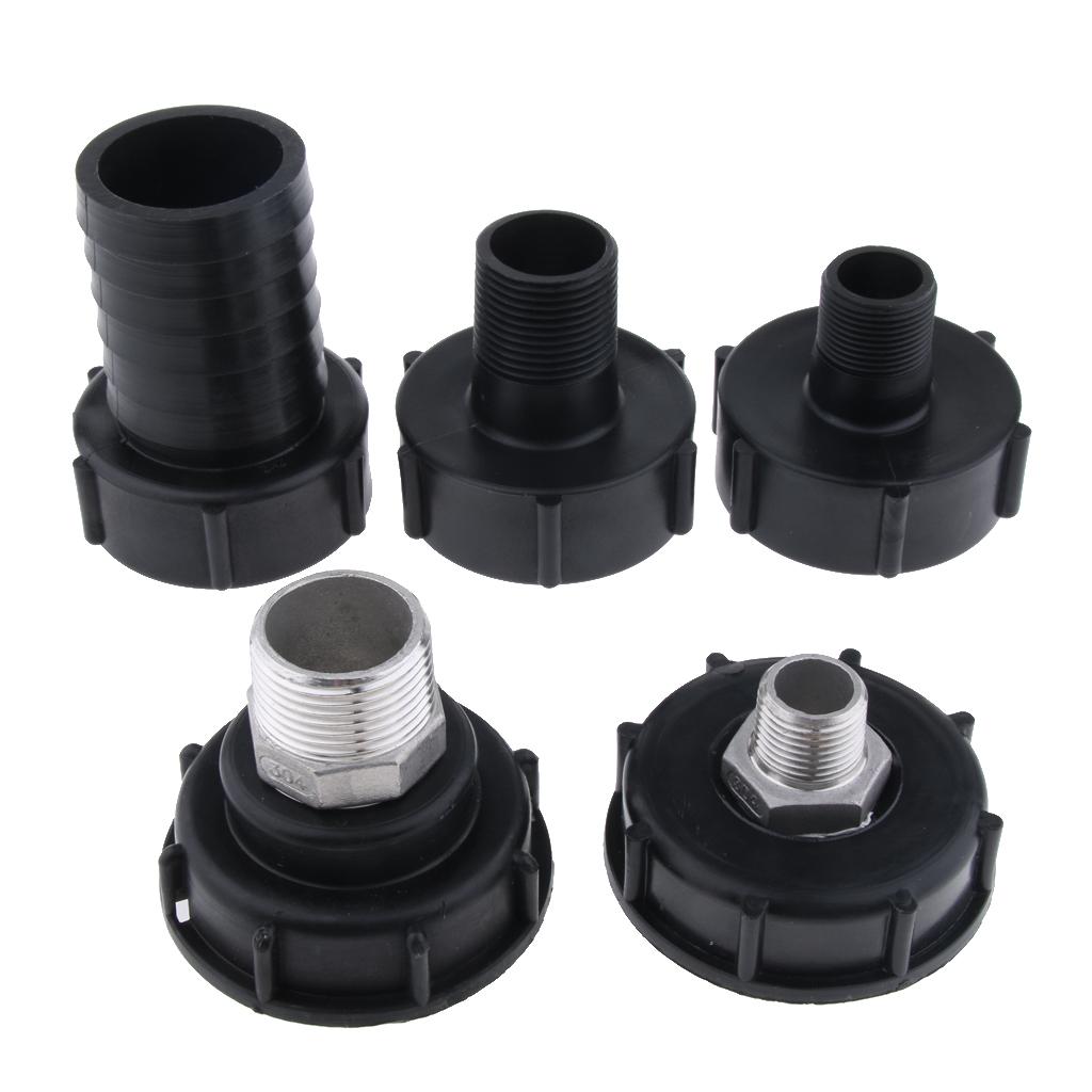 1000L IBC Adapter Coarse Thread Water Tank Connector Fit 4 Outside Thread