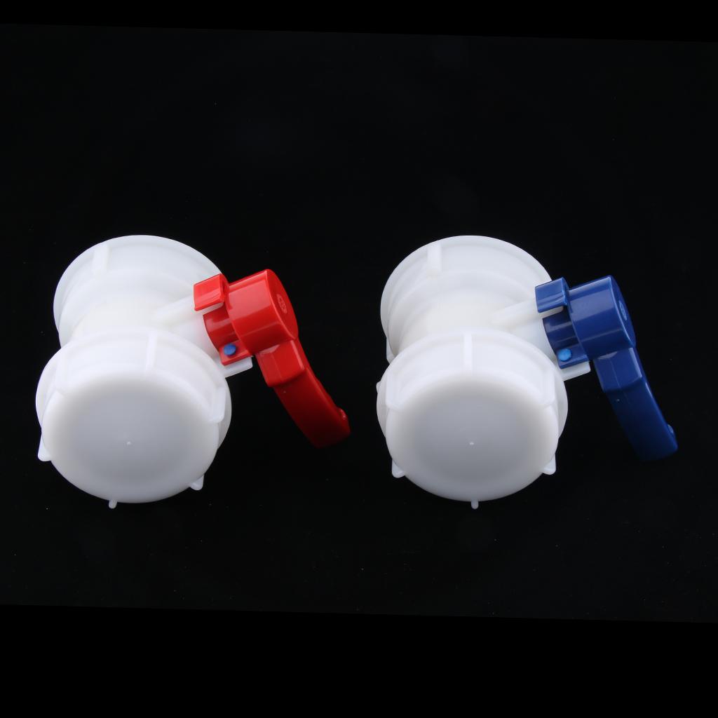 IBC Tote Pallet Tanks HDPE Adapter Adaptor Valve 100mm DN80 for 3 Swivels