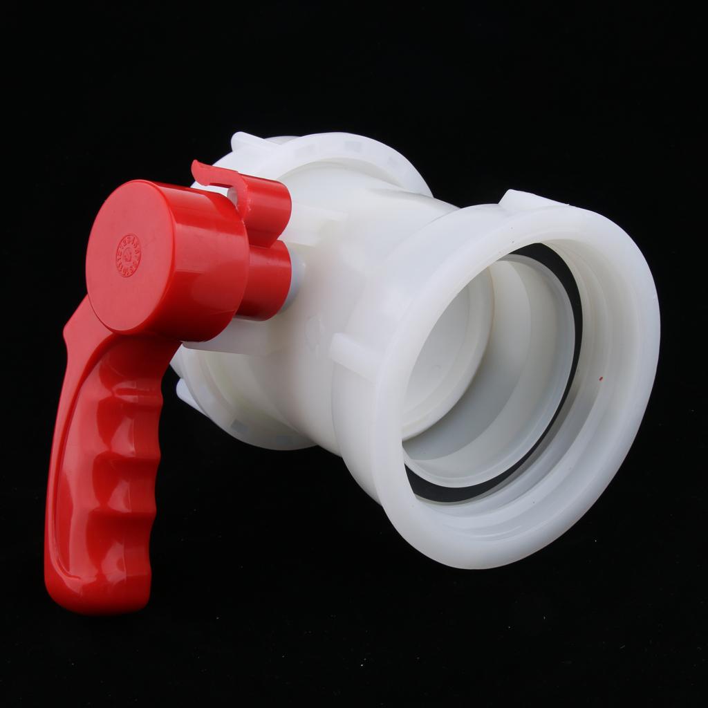 IBC Tote Pallet Tanks HDPE Adapter Adaptor Valve 100mm DN80 for 2 Swivels