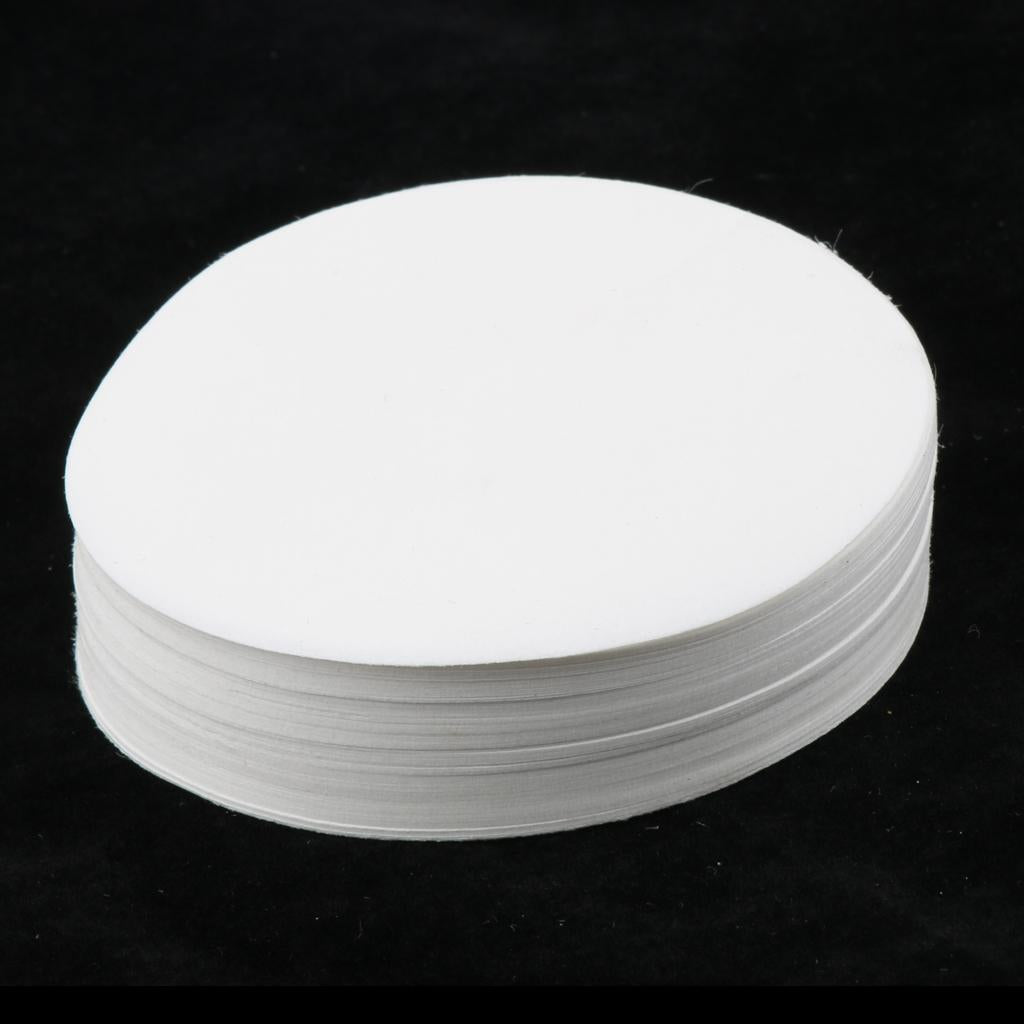 100 Pieces Ashless Quantitative Filter Paper Circles Medium, 30-50um 7cm