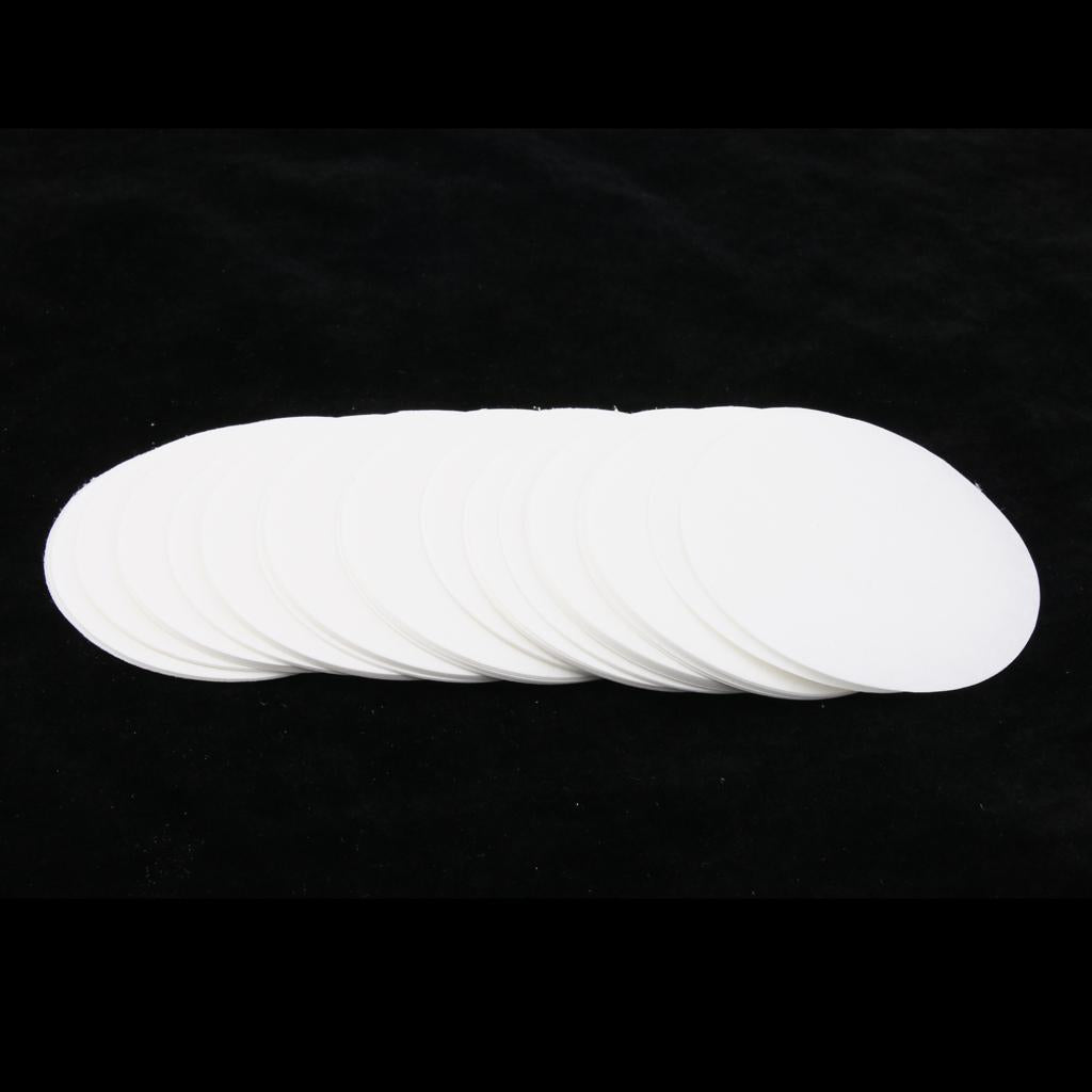 100 Pieces Ashless Quantitative Filter Paper Circles Medium, 30-50um 9cm