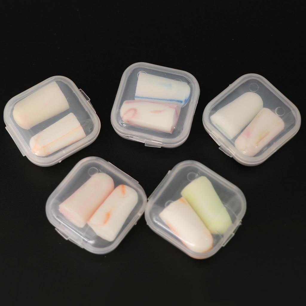 5Pairs Ear Plugs Comfortable & Hearing Protection Musicians Noise Cancelling